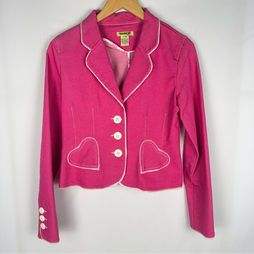 Kenzie Girl Pink Heart Jacket